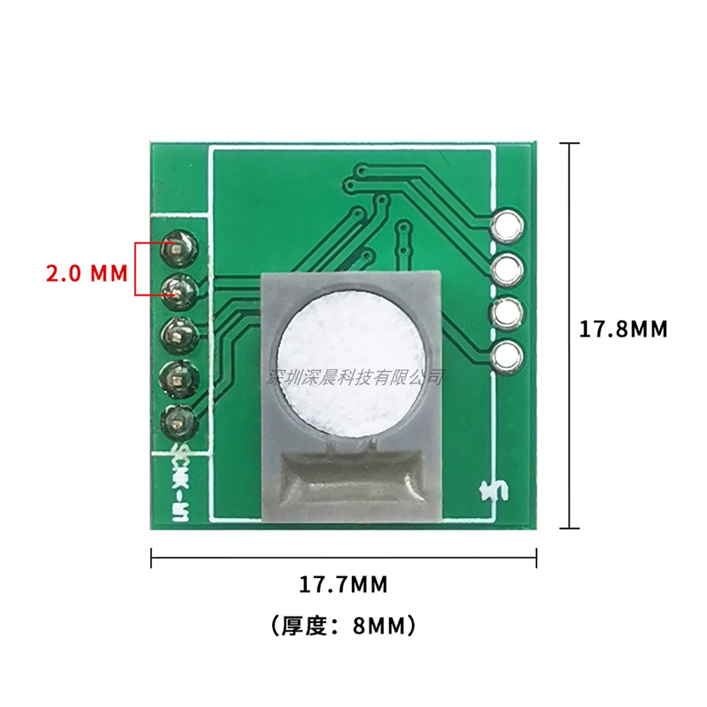 SC16-CO CO Industrial Gas Sensor Module with UART / PWM / Digital Output