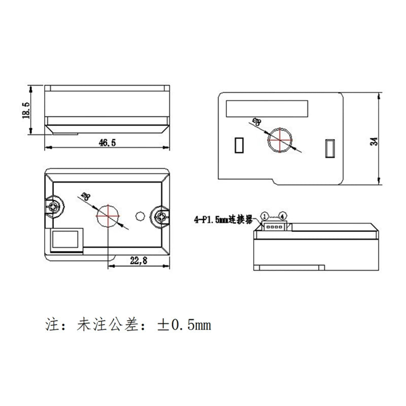 D01 Dust / PM2.5 Particulate Matter Sensor Module with Digital Output