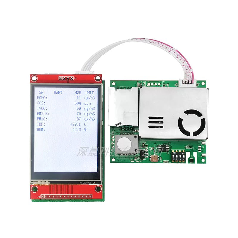 M701Series CO2 / HCHO / TVOC / PM2.5 / Temperature & Humidity / Humidity Multi-Parameter IAQ Sensor Module with UART / Digital Output