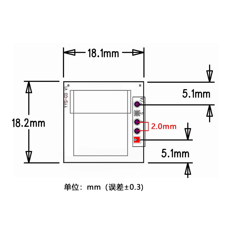 SC16B-CO CO / Combustible Gas Industrial Gas Sensor Module with Digital Output