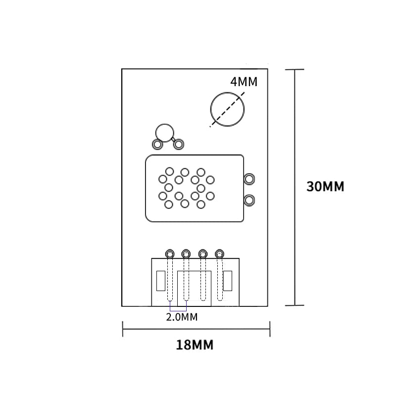 HTMRS4 Temperature & Humidity Sensor Module with RS485 / RS232 / TTL Output