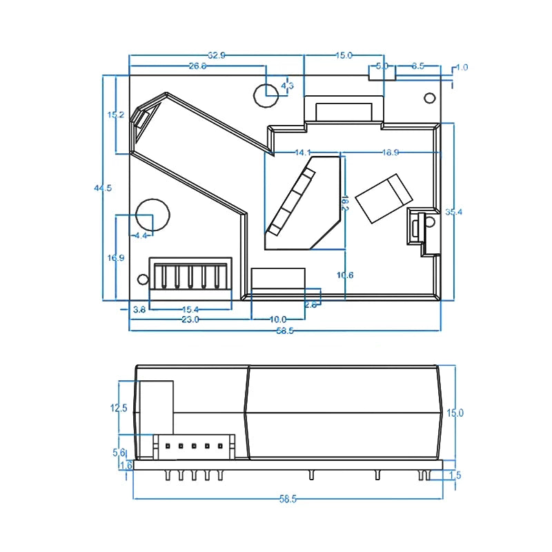 D20 Dust Particulate Matter Sensor Module with UART / PWM / Digital Output