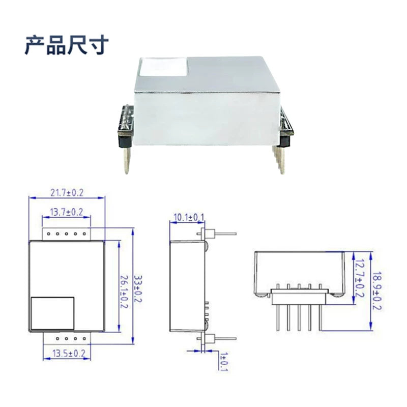 C8D NDIR CO2 Sensor Module with UART / PWM / Digital Output