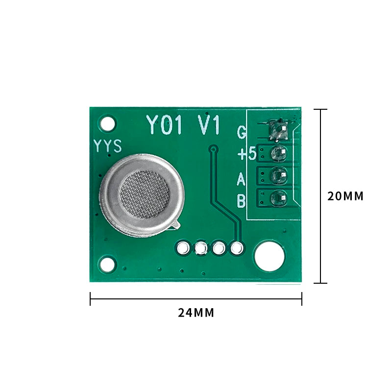 Y01 HCHO / TVOC / Smoke / CO2 VOC / Odor Sensor Module with UART / Digital Output