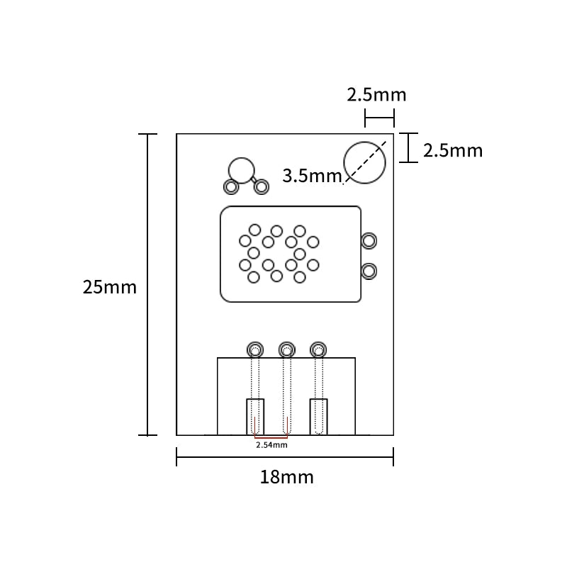 HTMRS3 Temperature & Humidity Sensor Module with RS485 / RS232 / TTL Output