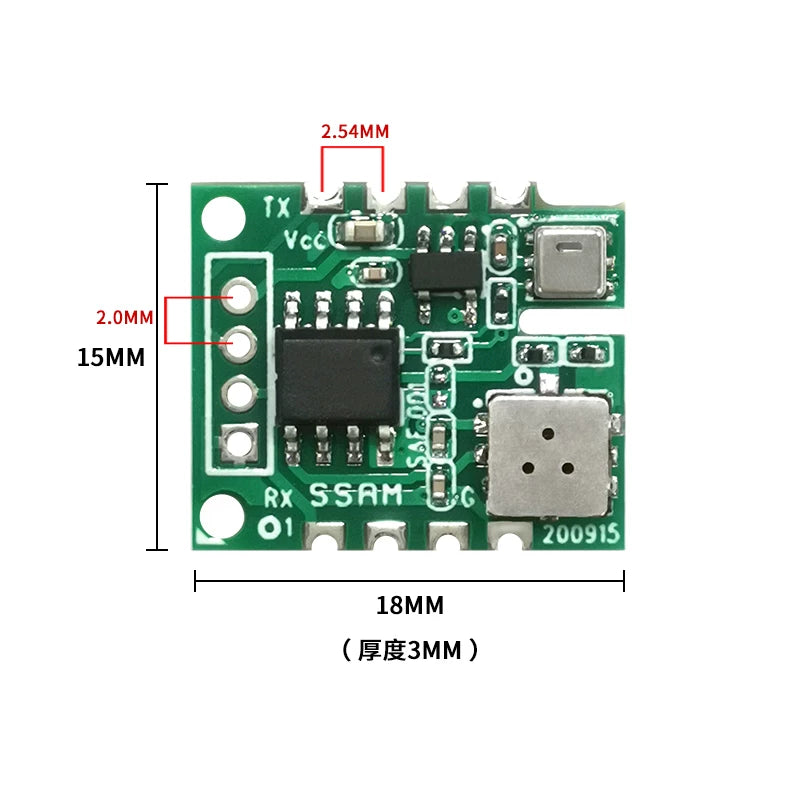 SSAM01 TVOC / Temperature & Humidity / Humidity / VOC Multi-Parameter IAQ Sensor Module with UART / Digital Output