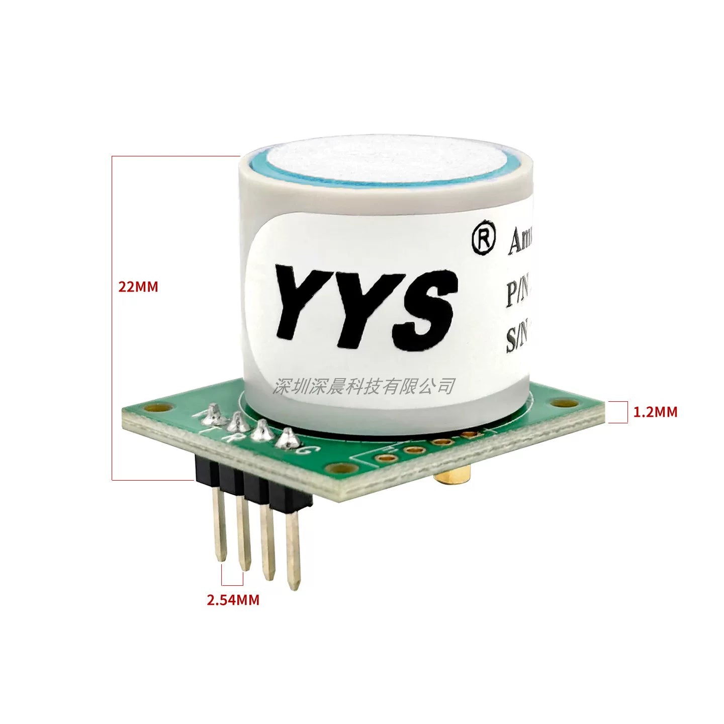 SC4-H2S H2S Industrial Gas Sensor Module with UART / Digital Output