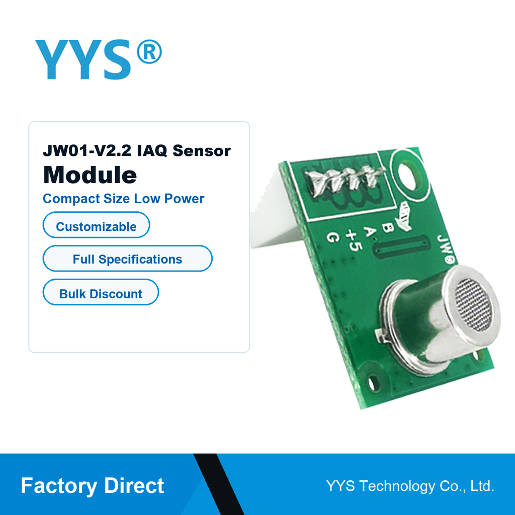 JW01-V2.2 HCHO / TVOC / CO2 / VOC Multi-Parameter IAQ Sensor Module with UART / Digital Output