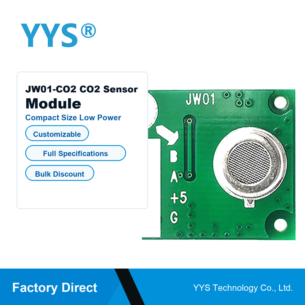 JW01-CO2 CO2 / VOC Multi-Parameter IAQ Sensor Module with UART / Digital Output