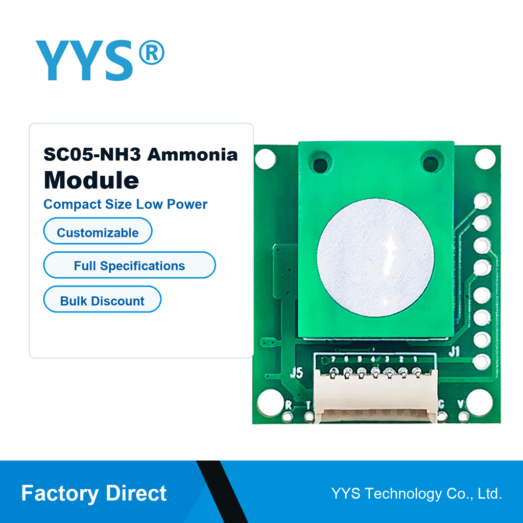 SC05-NH3 NH3 Industrial Gas Sensor Module with UART / Digital Output