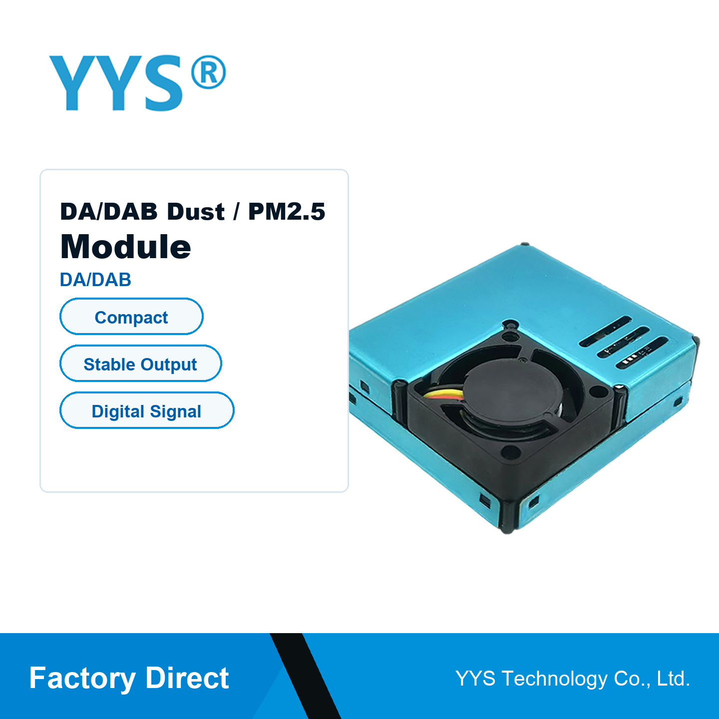 DA/DAB Smoke / Dust / PM2.5 Particulate Matter Sensor Module with UART Output