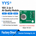 Y01-3in1 HCHO / TVOC / CO2 / VOC Multi-Parameter IAQ Sensor Module with UART Output