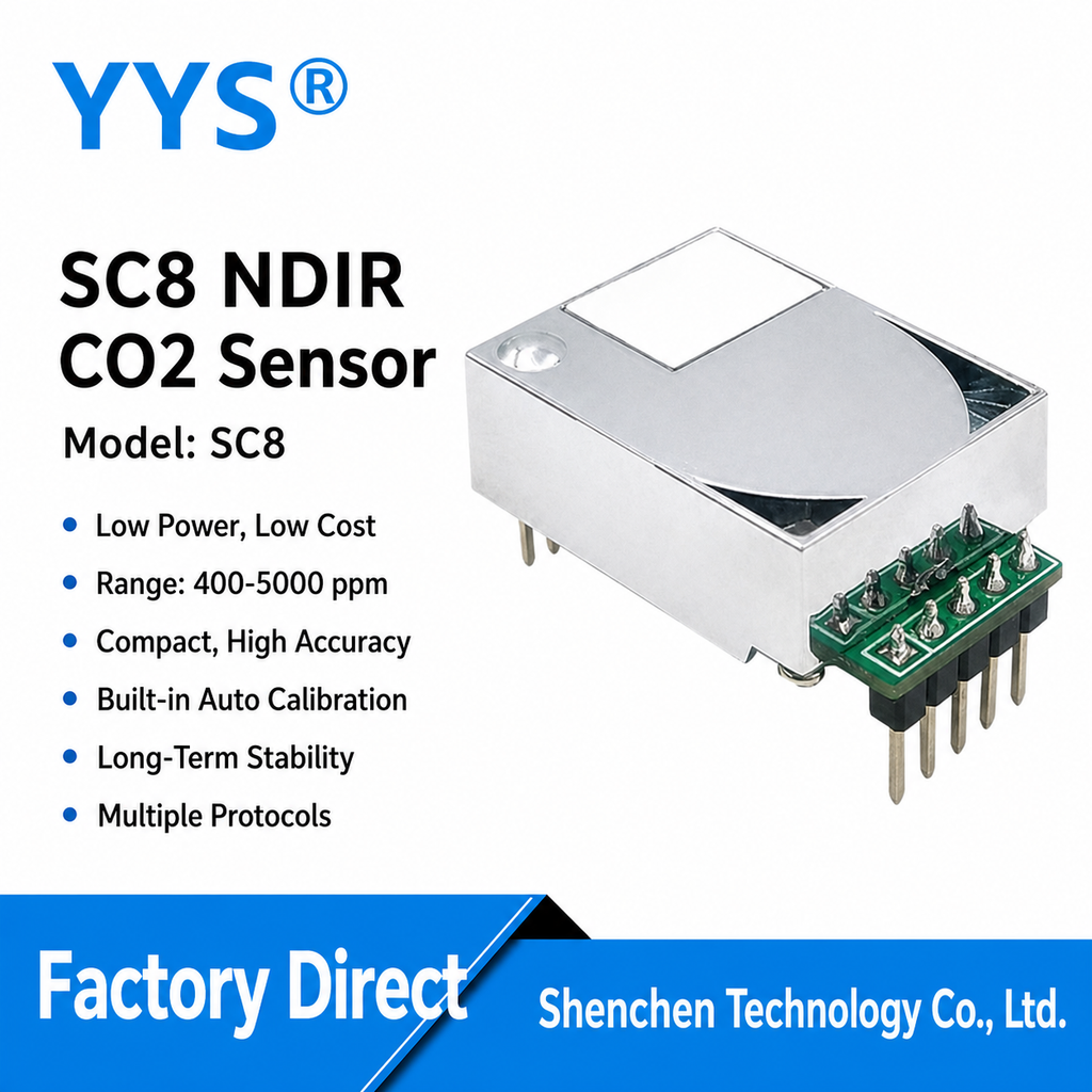 SC8 NDIR CO2 Sensor Module with Digital Output