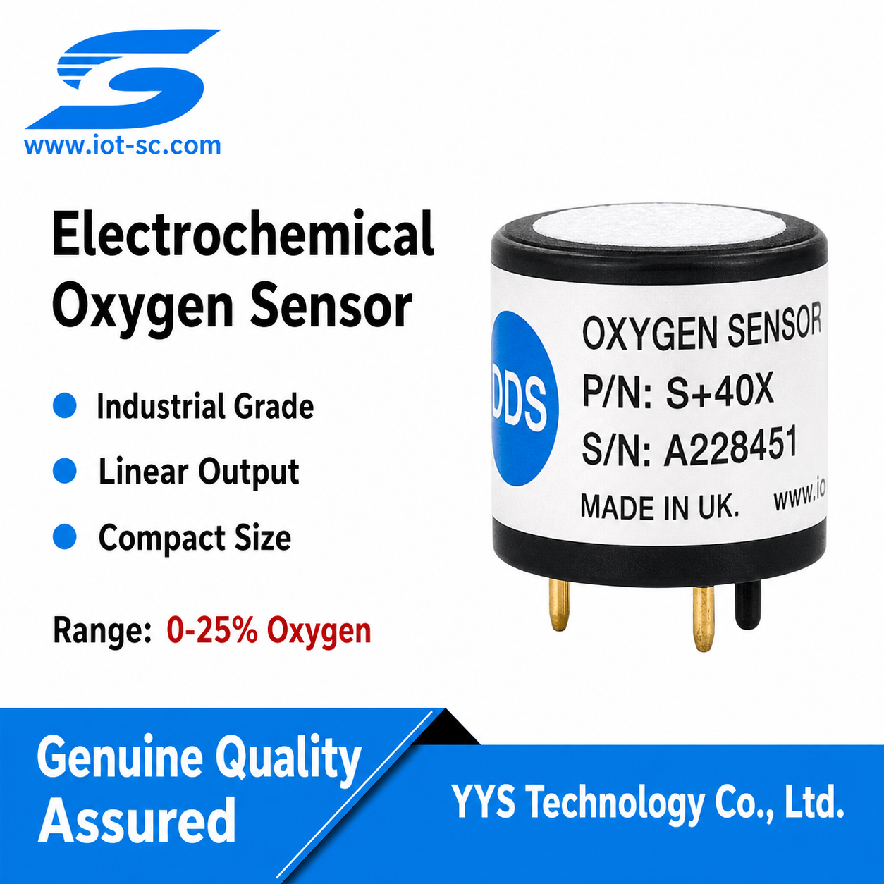 S+4OX O2 Sensing Element