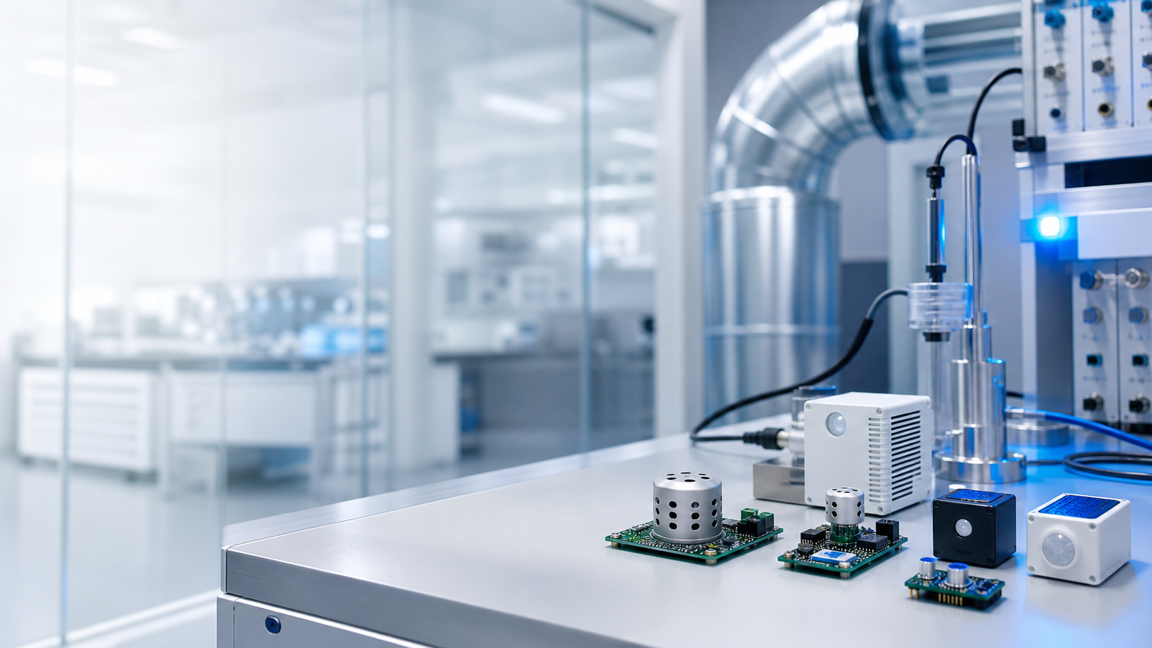 Air Quality & Gas Sensor Modules<br>built for OEM & Industrial Equipment.